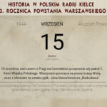 Powstanie Warszawskie. Kartka z powstańczego kalendarza - 15 wrzesień / Muzeum Powstania Warszawskiego