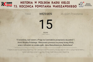 Powstanie Warszawskie. Kartka z powstańczego kalendarza - 15 wrzesień / Muzeum Powstania Warszawskiego