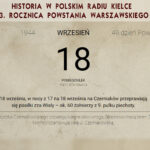 Powstanie Warszawskie. Kartka z powstańczego kalendarza - 18 września 1944 / Muzeum Powstania Warszawskiego