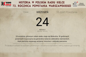 Powstanie Warszawskie - kartka z powstańczego kalendarza 24 września 1944 / Muzeum Powstania Warszawskiego