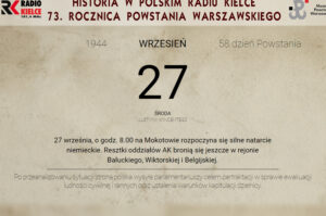 Powstanie Warszawskie - kartka z powstańczego kalendarza - 27.09.1944 / Muzeum Powstania Warszawskiego