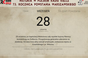 Powstanie Warszawskie. Kartka z powstańczego kalendarza - 28.09.1944 / Muzeum Powstania Warszawskiego