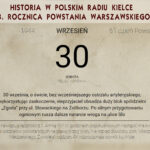 Powstanie Warszawskie - kartka z powstańczego kalendarza 30.09.1944 / Muzeum Powstania Warszawskiego