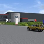 Wizualizacja Centrum Logistycznego w Chęcinach / Urząd Gminy i Miasta w Chęcinach