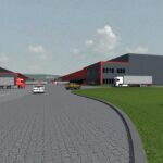 Wizualizacja Centrum Logistycznego w Chęcinach / Urząd Gminy i Miasta w Chęcinach