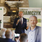 Kielce. Grodzka konwencja wyborcza Polskiego Stronnictwa Ludowego. Na zdjęciu: Krzysztof Adamczyk - kandydat na prezydenta Kielc / Jarosław Kubalski / Radio Kielce