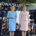 Obchody jubileuszu 60-lecia GKS Rudki. Od lewej: Andrzej Gąsior - wójt Nowej Słupi; Anna Krupka - poseł PiS; Agata Wojtyszek - wojewoda świętokrzyski / Agata Sałata