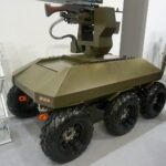 Prototyp bojowego robota prezentowany na Międzynarodowym Salonie Przemysłu Obronnego / Wiktor Dziarmaga / Radio Kielce