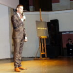 Konwencja wyborcza Piotra Liroya Marca. Dawid Lewicki, wiceprzewodniczący partii Wolność / Michał Kita / Radio Kielce