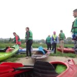 Spływ kajakowy z Pińczowa do Chrobrza z udziałem księdza biskupa Mariana Florczyka / Kamil Włosowicz / Radio Kielce