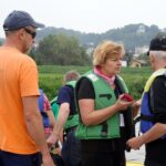 Spływ kajakowy z Pińczowa do Chrobrza z udziałem księdza biskupa Mariana Florczyka / Kamil Włosowicz / Radio Kielce