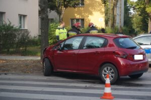 Kielce. Wypadek na skrzyżowaniu ulic Wojewódzkiej i Marszałkowskiej / Monika Miller / Radio Kielce