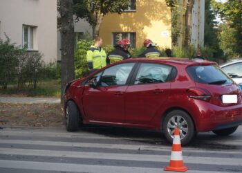 Kielce. Wypadek na skrzyżowaniu ulic Wojewódzkiej i Marszałkowskiej / Monika Miller / Radio Kielce