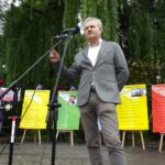 Pińczów. Janusz Koniusz, kandydat PiS na burmistrza Pińczowa, przedstawił swój program wyborczy. Na zdjęciu: Janusz Koniusz / Kamil Włosowicz / Radio Kielce