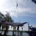 Zabytkowy Bies wrócił po remoncie nad pińczowski zalew / Kamil Włosowicz / Radio Kielce