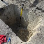 Pińczów. Stanowisko archeologiczne na placu budowy obwodnicy miasta / Kamil Włosowicz / Radio Kielce