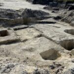 Pińczów. Stanowisko archeologiczne na placu budowy obwodnicy miasta / Kamil Włosowicz / Radio Kielce