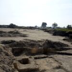 Pińczów. Stanowisko archeologiczne na placu budowy obwodnicy miasta / Kamil Włosowicz / Radio Kielce