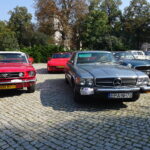 Jednym z przystanków w Rajdzie Zabytkowej Motoryzacji był Park Miejski w Pińczowie, gdzie zaprezentowano kilkadziesiąt zabytkowych modeli samochodów / Kamil Włosowicz / Radio Kielce