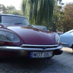 Jednym z przystanków w Rajdzie Zabytkowej Motoryzacji był Park Miejski w Pińczowie, gdzie zaprezentowano kilkadziesiąt zabytkowych modeli samochodów / Kamil Włosowicz / Radio Kielce