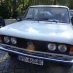 Jednym z przystanków w Rajdzie Zabytkowej Motoryzacji był Park Miejski w Pińczowie, gdzie zaprezentowano kilkadziesiąt zabytkowych modeli samochodów / Kamil Włosowicz / Radio Kielce