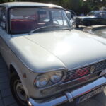 Jednym z przystanków w Rajdzie Zabytkowej Motoryzacji był Park Miejski w Pińczowie, gdzie zaprezentowano kilkadziesiąt zabytkowych modeli samochodów / Kamil Włosowicz / Radio Kielce