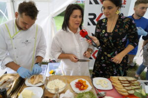 Śniadanie w ogrodzie przygotowała Barbara Chrobot z Ristorante La Cucina Italiana / Kamil Król / Radio Kielce