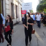 Marsz Pamięci z okazji 76. rocznicy likwidacji getta / Ewa Pociejowska-Gawęda / Radio Kielce