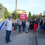 Marsz Pamięci z okazji 76. rocznicy likwidacji getta / Ewa Pociejowska-Gawęda / Radio Kielce