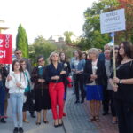 Marsz Pamięci z okazji 76. rocznicy likwidacji getta / Ewa Pociejowska-Gawęda / Radio Kielce