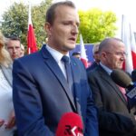 Włoszczowa. Konwencja powiatowa Prawa i Sprawiedliwości. Piotr Bulski - kandydat PiS na burmistrza Włoszczowy / Ewa Pociejowska - Gawęda / Radio Kielce