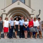 Skarżysko-Kamienna. 90-lecie istnienia energetyków okręgu radomsko-kieleckiego. Na zdjęciu: Pracownicy PGE Obrót i Dystrybucja odział w Skarżysku-Kamiennej / Tomasz Piwko / Radio Kielce