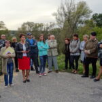 Mieszkańcy Michałowa protestują przeciw zamknięciu mostu / Anna Głąb / Radio Kielce