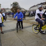 Wielka parada rowerowa / Wiktor Dziarmaga / Radio Kielce