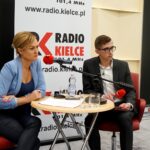 Studio Polityczne. Na zdjęciu (od lewej): Beata Oleś - TVP3 Kielce i Michał Kita - Radio Kielce / Karol Żak / Radio Kielce