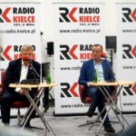 Studio Polityczne. Na zdjęciu: senator Jarosław Rusiecki - PiS i Dawid Kędziora - PSL / Karol Żak / Radio Kielce