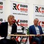 Studio Polityczne. Na zdjęciu: senator Jarosław Rusiecki - PiS i Dawid Kędziora - PSL / Karol Żak / Radio Kielce