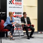 Studio Polityczne. Na zdjęciu (od lewej): Beata Oleś - TVP3 Kielce i Michał Kita - Radio Kielce / Karol Żak / Radio Kielce