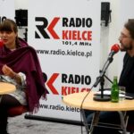 Studio Polityczne. Na zdjęciu: Magdalena Fogiel-Litwinek - Kukiz'15 i Maciej Klesyk - Nowoczesna / Karol Żak / Radio Kielce