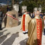 Śladków Duży. Odsłonięcie tablicy upamiętniającej pobyt w miejscowości Józefa Piłsudskiego / Marcin Różyc / Radio Kielce