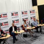 Studio Polityczne. Na zdjęciu (od lewej): Andrzej Pruś - PiS, Sławomir Gierada - PO, Magdalena Fogiel-Litwinek - Kukiz'15, Marek Szczepanik - PSL i Marek Kowalski - Nowoczesna / Karol Żak / Radio Kielce