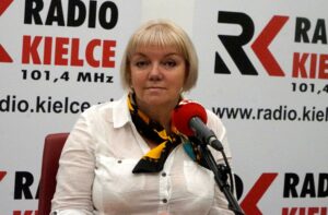 Studio Polityczne. Na zdjęciu: Jadwiga Szewczyk – Kukiz’15 / Karol Żak / Radio Kielce