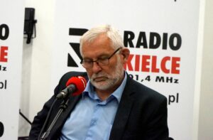 Studio Polityczne. Na zdjęciu: Lucjan Pietrzczyk – PO / Karol Żak / Radio Kielce