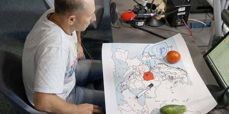 Marek Stefaniec, synoptyk Radia Kielce / Robert Felczak / Radio Kielce