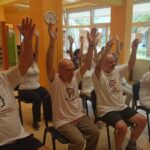 Kielce. Trening podopiecznych Świętokrzyskiego Stowarzyszenia Pomocy Osobom z Chorobą Parkinsona / Iwona Murawska / Radio Kielce