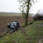 Wypadek w Brzegach / Jarosław Kubalski / Radio Kielce