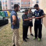 Koprzywnica. Wizyta siatkarza Giby / Grażyna Szlęzak - Wójcik / Radio Kielce