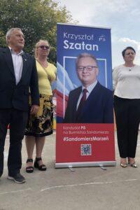 Krzysztof Szatan, kandydat PiS na burmistrza Sandomierza zainaugurował kampanię wyborczą / Grażyna Szlęzak-Wójcik / Radio Kielce