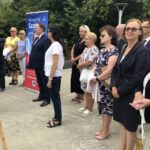 Krzysztof Szatan, kandydat PiS na burmistrza Sandomierza zainaugurował kampanię wyborczą / Grażyna Szlęzak-Wójcik / Radio Kielce