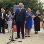 Krzysztof Szatan, kandydat PiS na burmistrza Sandomierza zainaugurował kampanię wyborczą / Grażyna Szlęzak-Wójcik / Radio Kielce